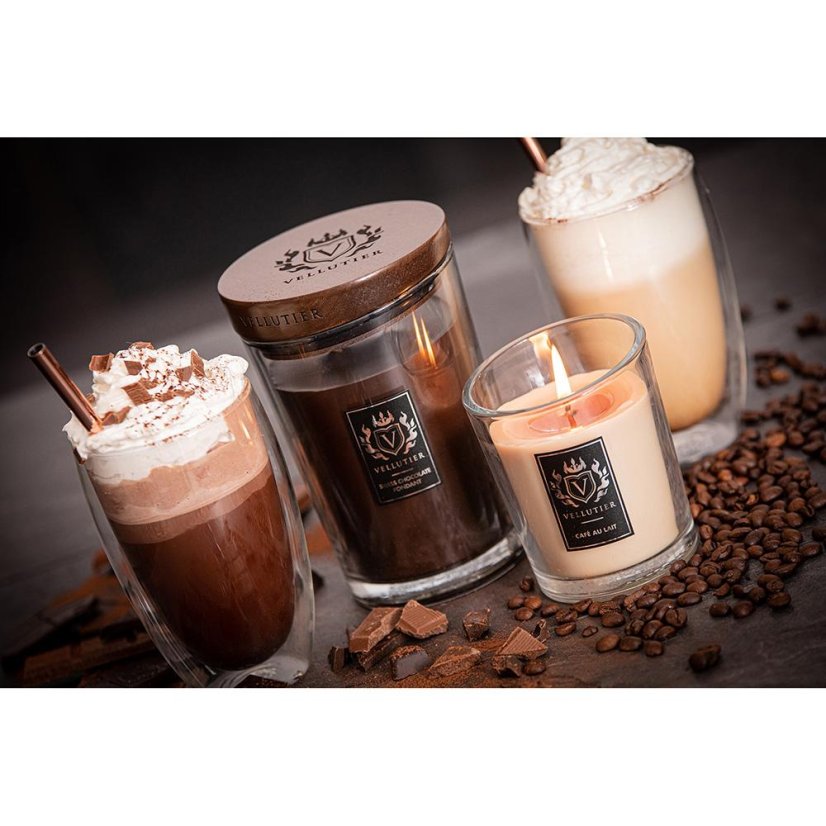 Svíčka Vellutier střední, Café Au Lait