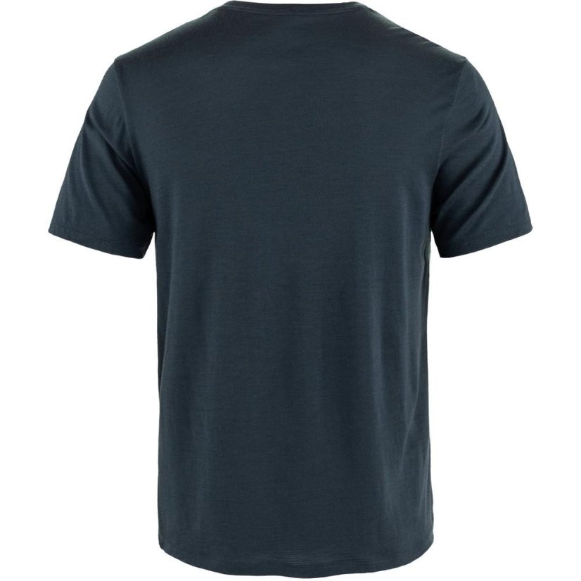 Pánské tričko Fjällräven Hoja Wool T-shirt M - Farba: Zelená, Veľkosť: M