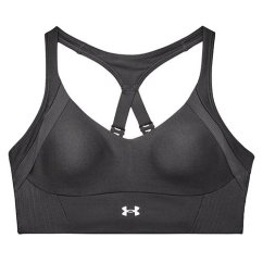 UA Infinity Mid Rib Bra-GRY