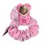 Miss Melody hair accessory, two brown horses, pink