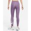 Běžecké legíny Nike Dri-FIT Swoosh - Farbe: Violett, Größe: M