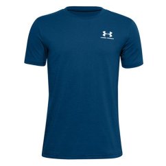 UA Sportstyle Left Chest SS-BLU