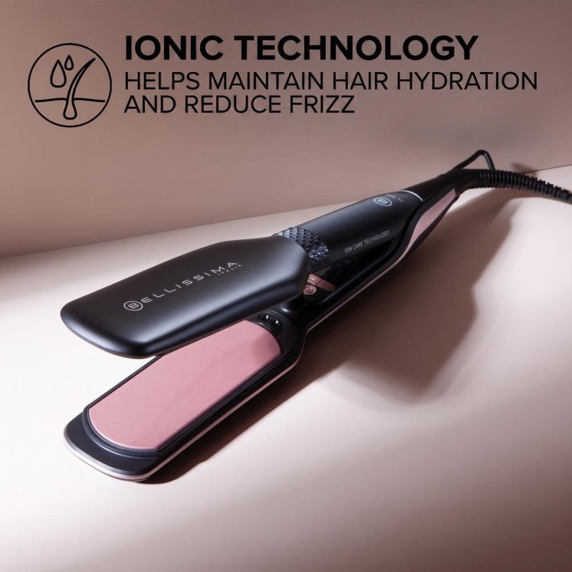 Bellissima XL Ion 11878 Black Hair Straightener