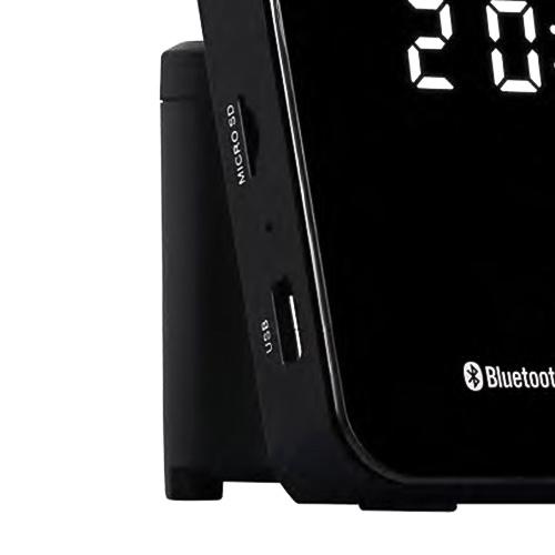 AKAI ACRS-4000 black radio alarm clock