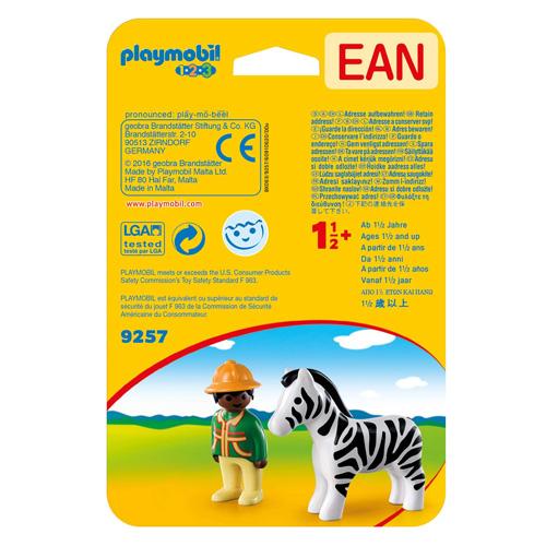 Ošetřovatel a zebra Playmobil 9257