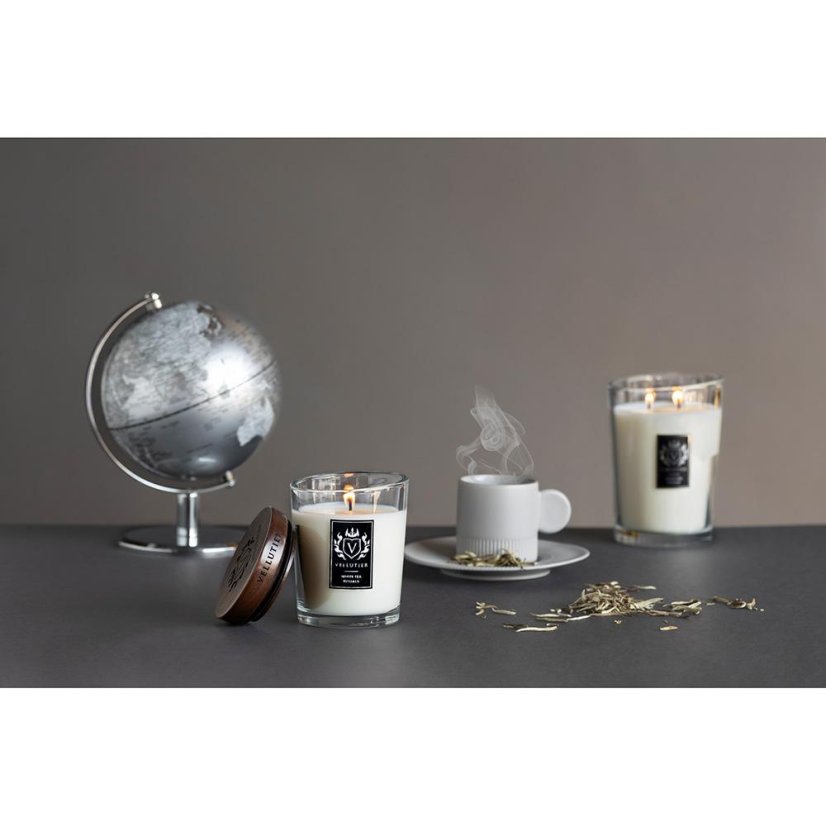 Świeca Vellutier średnia, White Tea Rituals