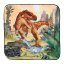 Dino World T-Rex and Landscape Magic Towel