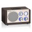 Roadstar HRA-1345NUS/WD strieborné drevené rádio
