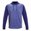 Pánska mikina Under Armour Rival Terry Colorblock - Farba: Modrá, Veľkosť: L
