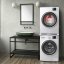 Meliconi 656129 Torre Green+ White Washer/Dryer Combo