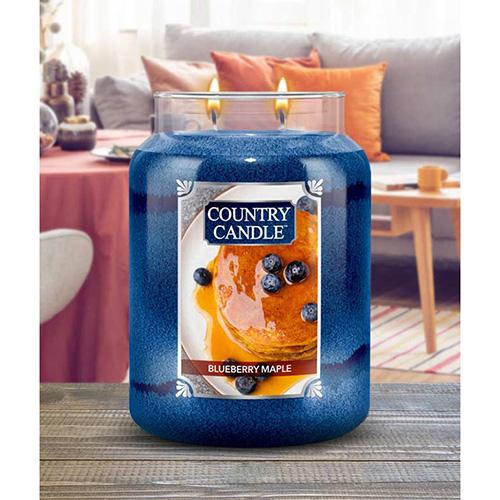 Sviečka Country Candle veľká, Blueberry Maple