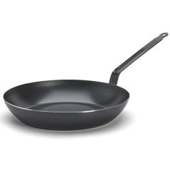 Pfanne aus blauem Stahl de Buyer Blue Carbon 5200.32, 32 cm