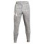 Męskie spodnie dresowe Under Armour Rival Terry - Kolor: Szary, Rozmiar: M