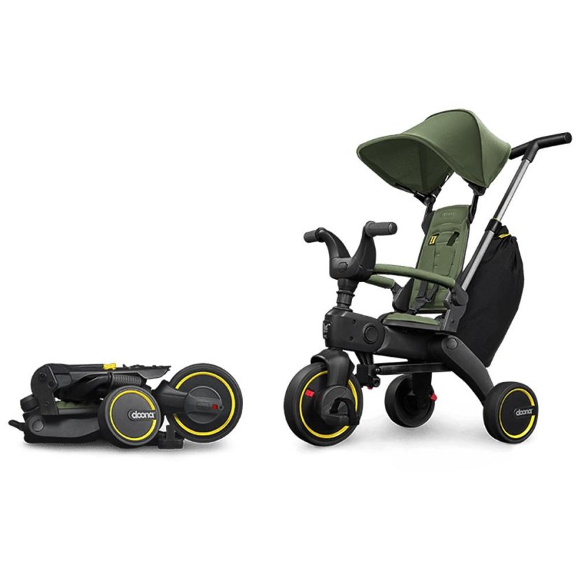 Skladací trojkolka Liki Trike S3 Doona Desert Green