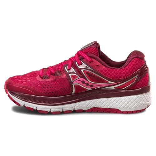 Damen-Laufschuhe Saucony Triumph Iso 3 - Farbe: Rot, Größe: 37