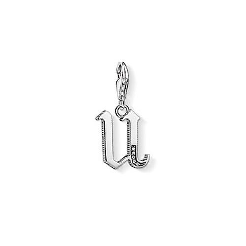 Thomas Sabo Letter "U" Charm Club Pendant 1601-643-21