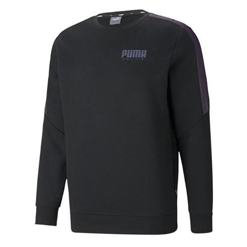 Puma Cyber Crew férfi pulóver - Szín: Fekete, Méret: S