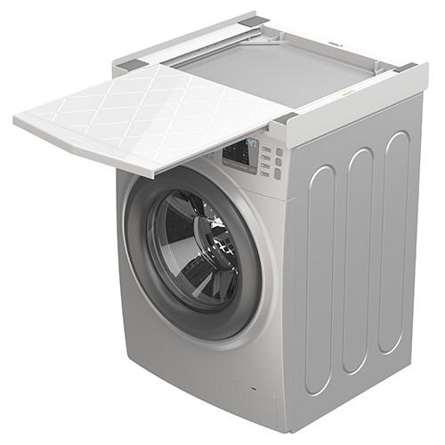 Universal spacer between washing machine and dryer with pull-out shelf Meliconi Torre QUICK 656132 white