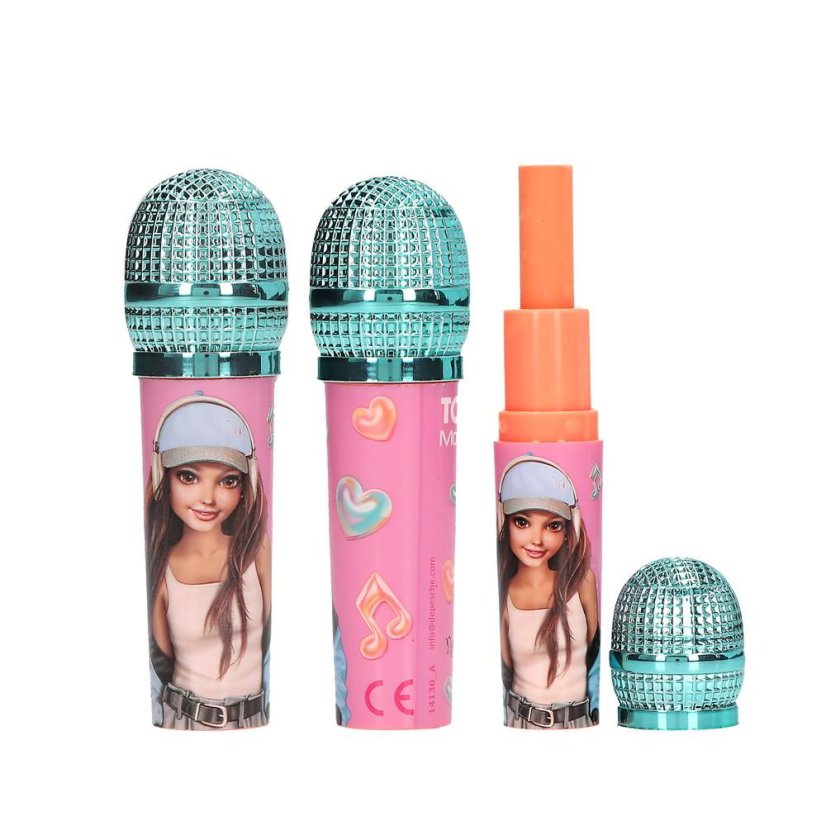 Top Model MUSIC Microphone-Shaped Eraser, Turquoise Tip