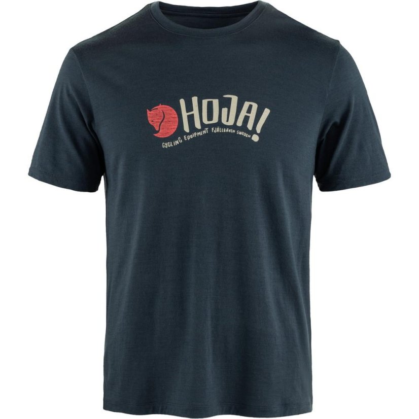 Pánské tričko Fjällräven Hoja Wool T-shirt M - Farba: Zelená, Veľkosť: M