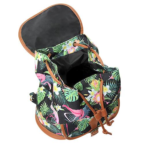 Batoh Target Vintage Retro Floral Black 21962