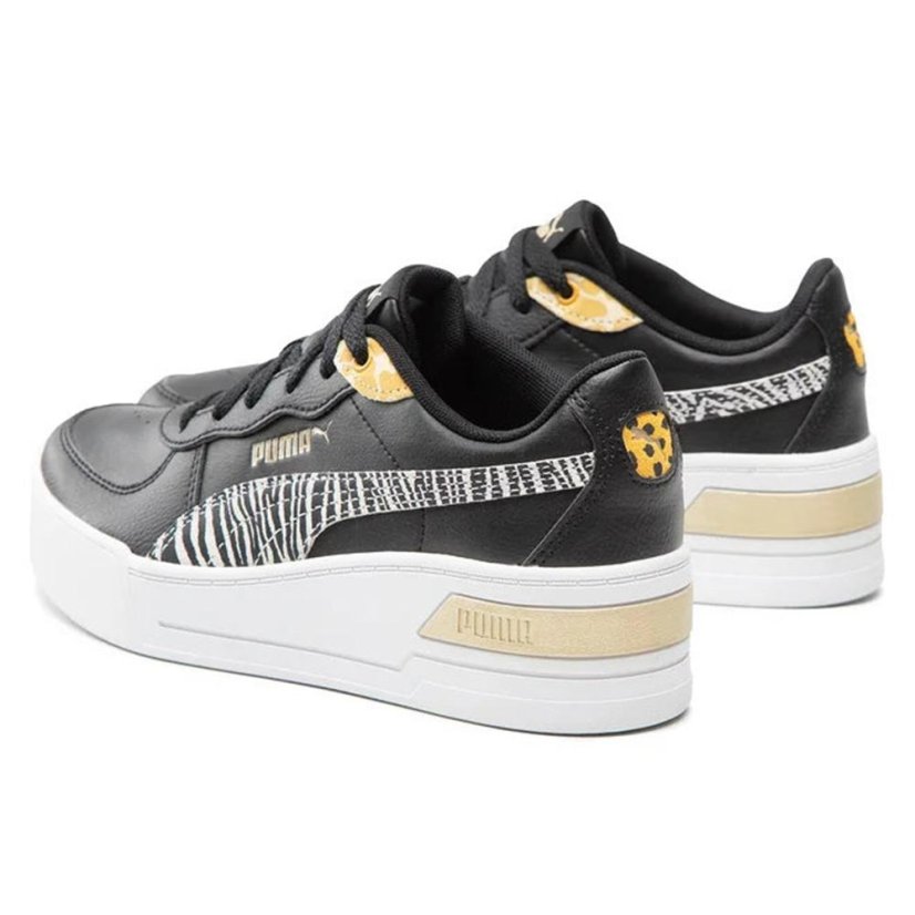 Damen-Sneakers Puma Skye Wedge Safari - Farbe: Schwarz, Größe: 36