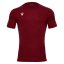 Macron Rigel Hero SS Kids' Jersey - Color: Wine red, Size: XS
