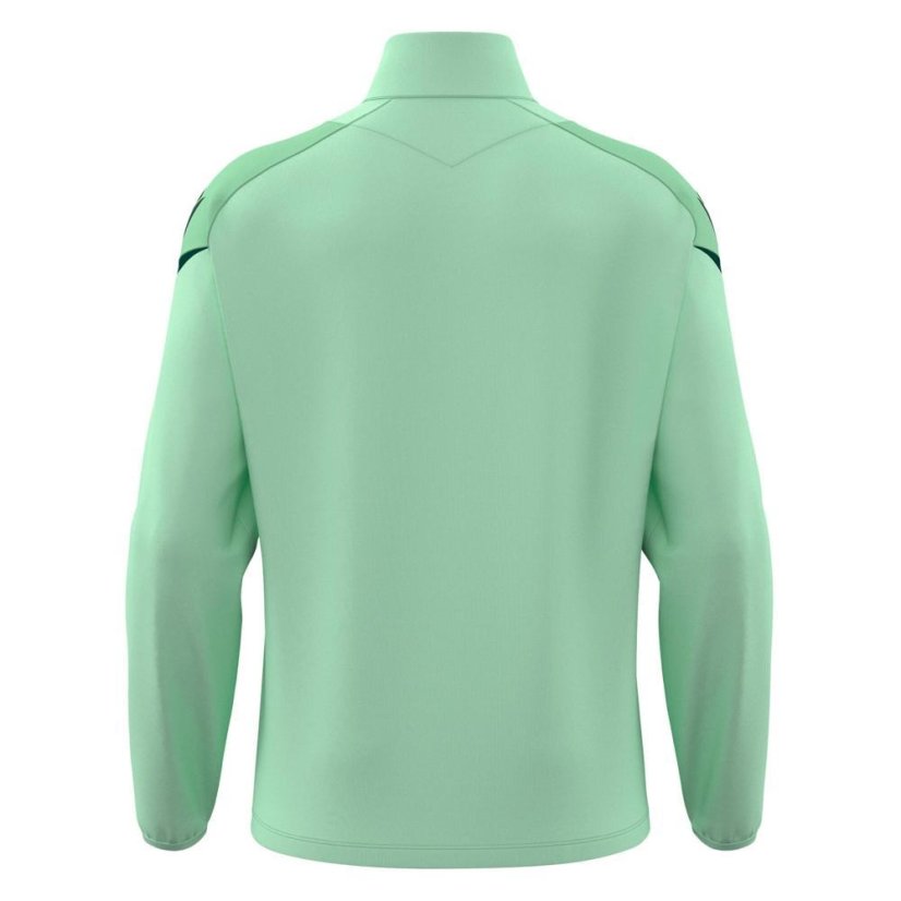Sportovní top Macron Hollow 1/4 Zip - Barva: Zelená, Velikost: M