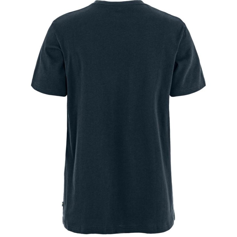 Pánské tričko Fjällräven Archive Logo T-Shirt M - Farba: Modrá, Veľkosť: XXL