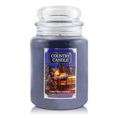 Country Candle large, Christmas Market