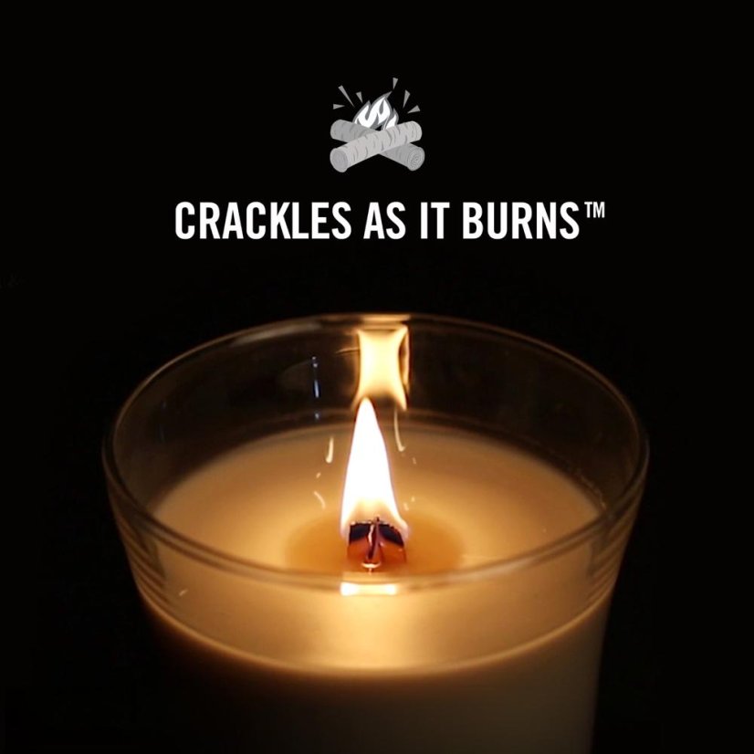 WoodWick Small Candle, Cinnamon Chai