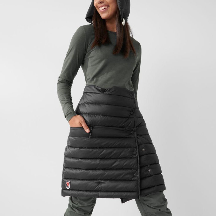 Dámská sukně Fjällräven Expedition Pack Down Skirt - Kolor: Czarny, Rozmiar: L