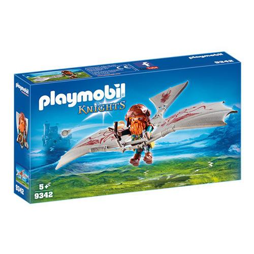 Playmobil 9342 repülő gépen ülő törpe