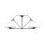 TV-tartó dupla forgással Meliconi SlimStyle Plus 400 SDR 480994 fekete