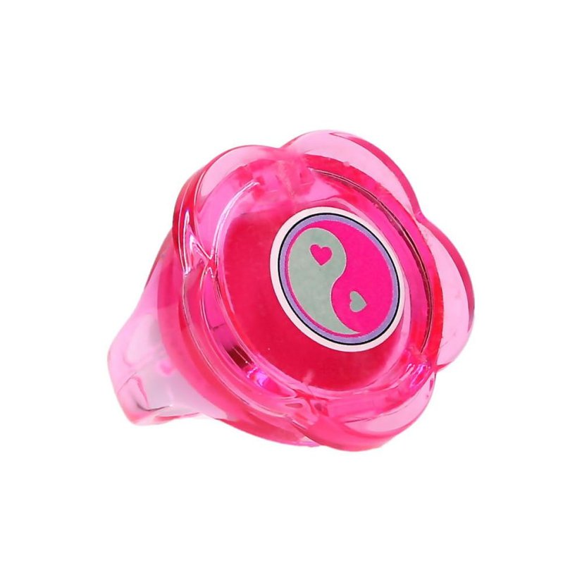 Top Model Glow to Go Lip Gloss in a Ring, Dark Pink