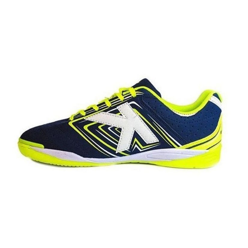 Hallenschuhe Kelme Goleiro Indoor - Farbe: Blau/Gelb, Größe: 38