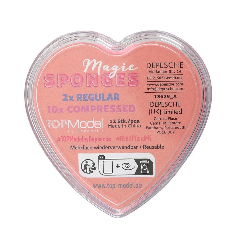 Set of 12 Top Model Beauty & Me magic sponges, Lexy