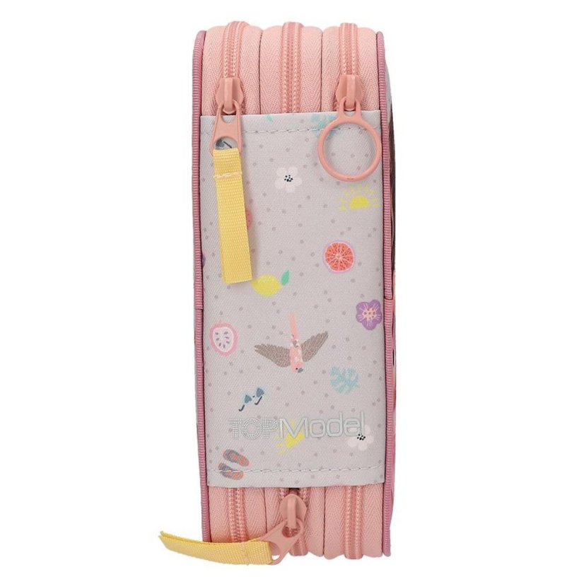 Three-tier pencil case with Top Model Juicy, Talita & Louise accessories