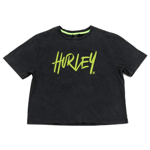 Hurley Oceancare Washed Cropped Dámske tričko - Farba: Ružová, Veľkosť: S