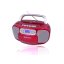 Roadstar RCR-4635UMPRD red radio cassette player