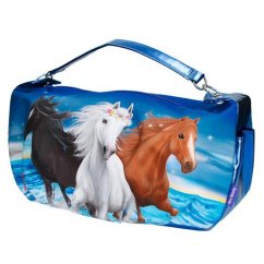Kabelka přes rameno Miss Melody, na zip, tři koníci