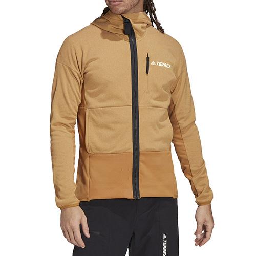 Pánská bunda Adidas Terrex Zupahike - Farbe: Braun, Größe: M