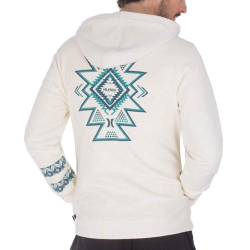 Męska bluza Hurley Oceancare Totem - Kolor: Biały, Rozmiar: S