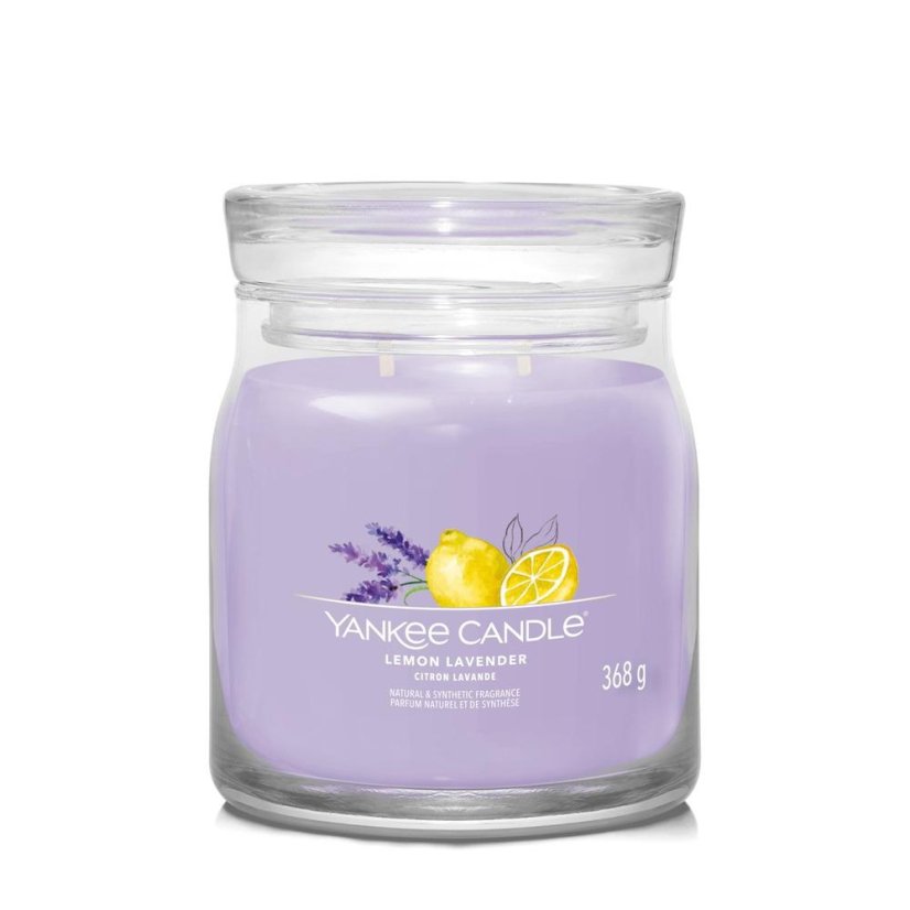 Świeca Yankee candle Signature średnia, Lemon Lavender