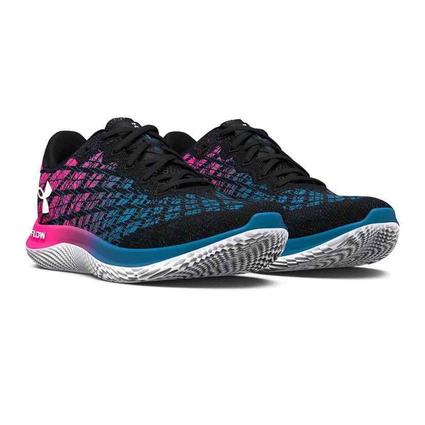 Laufschuhe Under Armour Flow Velociti Wind 2 W - Farbe: Blau/Rosa, Größe: 37.5