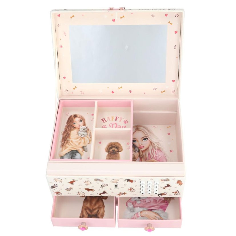 Schmuckkästchen mit Schloss und Melodie Top Model Fur Ever Friends Hayden & Candy