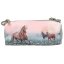 School pencil case tube with loop Miss Melody Romantic Fields