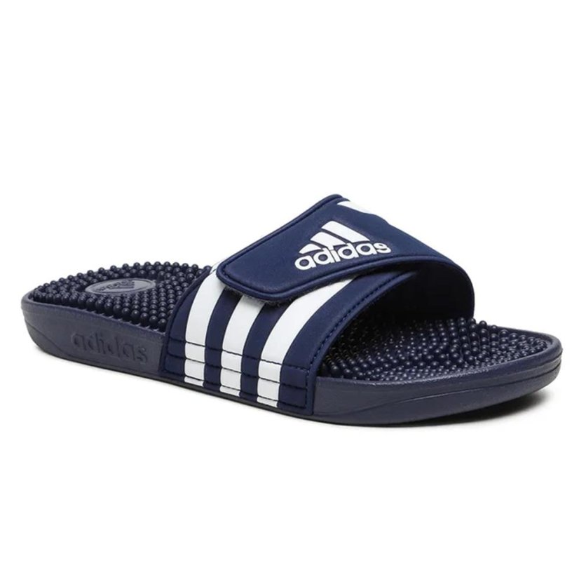 Adidas Adissage Slippers - Color: Blue, Size: 36 2/3