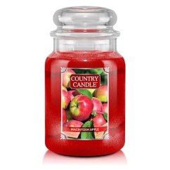 Country Candle large, Macintosh Apple