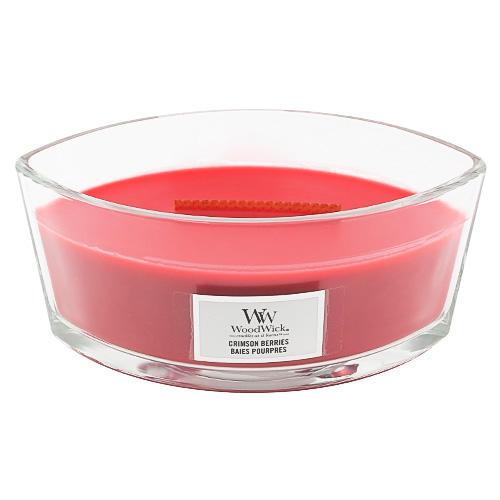 WoodWick boat candle, Crimson Berries